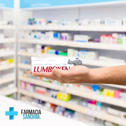 Lumboxen Gel "Rojo" Naproxeno/Lidocaína 10g/2g Tubo c/35g