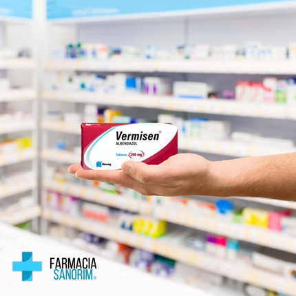 Albendazol 200mg Vermisen Caja con 6 Tabletas