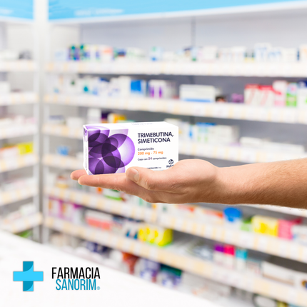 Trimebutina/Simeticona 200mg 75mg 24 Comprimidos Maver