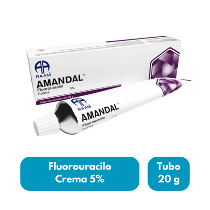 Fluorouracilo Crema 5% Tubo con 20 g Amandal RAAM Laboratorios