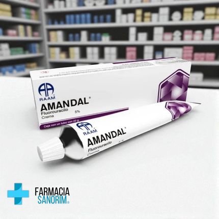 Fluorouracilo Crema 5% Tubo con 20 g Amandal RAAM Laboratorios