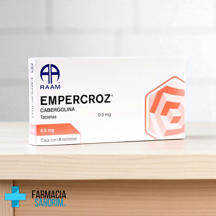 Empercroz (Cabergolina) 0.5 mg 8 Tabletas RAAM