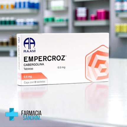 Empercroz (Cabergolina) 0.5 mg 8 Tabletas RAAM