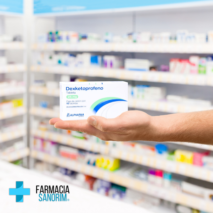 Dexketoprofeno 25mg Caja con 10 Tabletas Alpharma Laboratorios