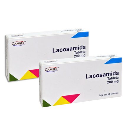 Lacosamida 200 mg Caja con 28 Tabletas Camber Pharma