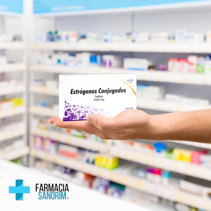 Estrogenos Conjugados 0.625 mg Caja con 28 Tabletas Ultra Laboratorios
