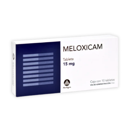 Meloxicam 15mg Caja con 10 Tabletas