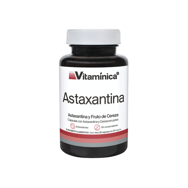 Astaxantina 20mg Caja con 30 cápsulas Vitamínica