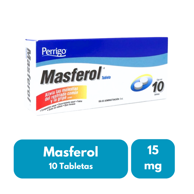 Masferol Caja con 10 Tabletas