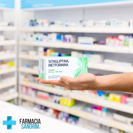 Sitagliptina, Metformina 50mg/500mg Caja C/28 comprimidos Maver