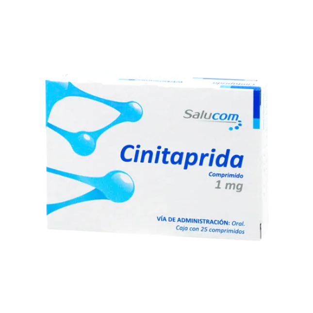 Cinitaprida 1mg Caja con 25 Comprimidos Salucom