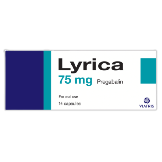 Lyrica (Pregabalina) 75mg Caja c/14 Cápsulas Lab. Viatris