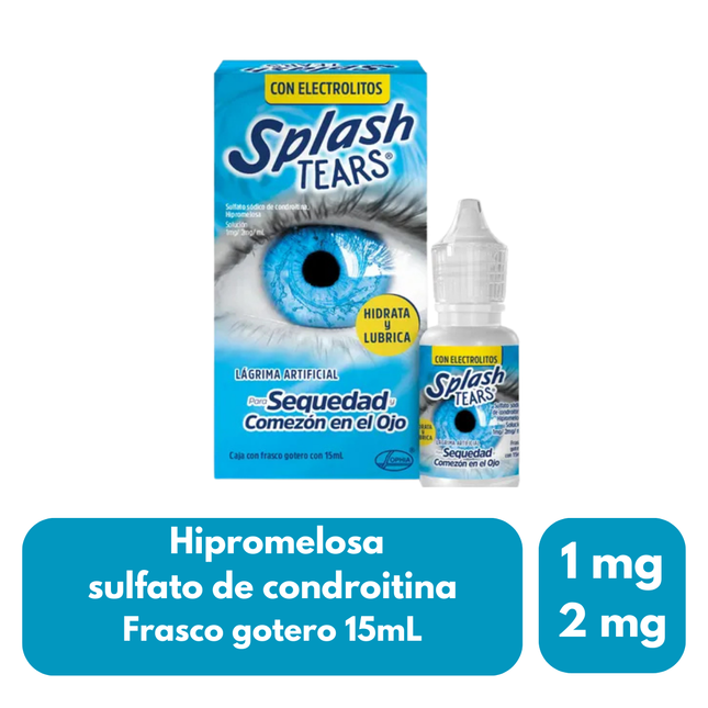 Splash-Tears 1Mg Solución Gotas 15 ml