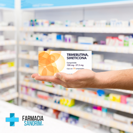 Trimebutina/Simeticona 100mg/37.5mg 20 Comprimidos Maver
