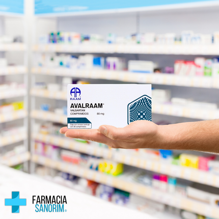 Valsartan 80mg Avalraam Caja C/30 Comprimidos RAAM