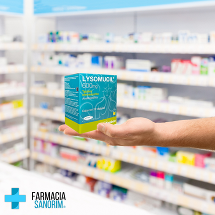 Acetilcisteína 600mg Lysomucil Caja C/20 Tabletas Efervescentes