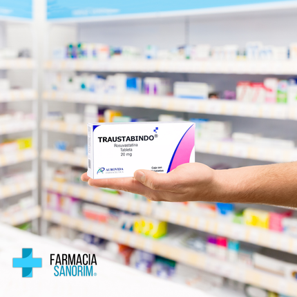 Traustabindo (Rosuvastatina) 20 mg Caja con 30 Tabletas