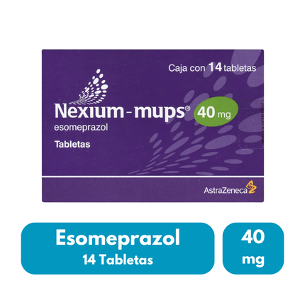 Esomeprazol 40mg Nexium-mups Caja con 14 Tabletas