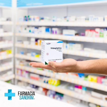 Vildagliptina 50 mg Caja con 56 Comprimidos