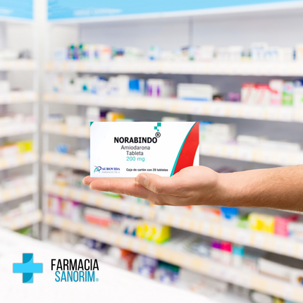 Norabindo (Amiodarona) 200 mg Caja con 20 Tabletas