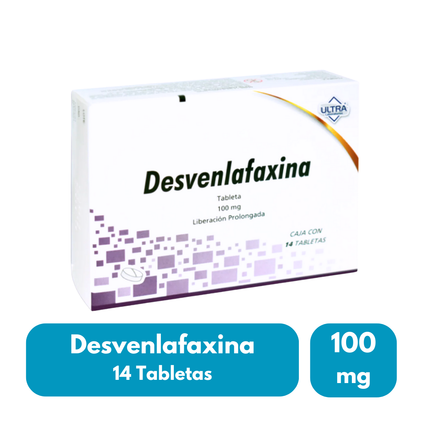 Desvenlafaxina 100 mg Liberación Prolongada Caja C/28 Tabletas Ultra