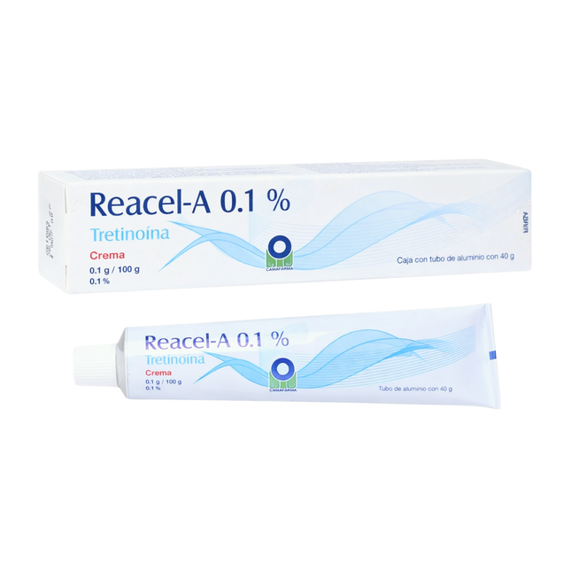 Reacel-A Tretinoína 0.1% Tubo con crema 40g