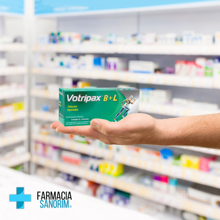 Votripax B+L (Complejo B, Lidocaina) Sol. Inyectable Caja con 5 Ampolletas