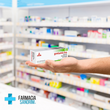 Gentamicina 160 mg Caja con 1 Ampolleta Inyectable Amsa Laboratorios