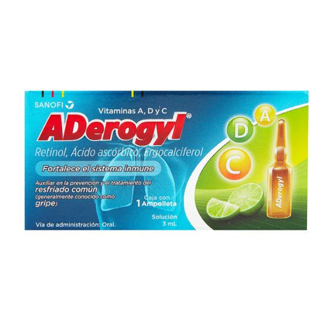 Aderogyl Caja Con 1 Ampolleta Oral de 3 ml