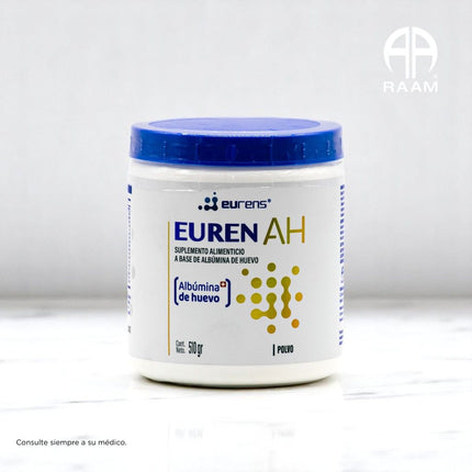 Euren AH Suplemento Alimenticio a base de Albumina de Huevo 510 g – RAAM Laboratorios