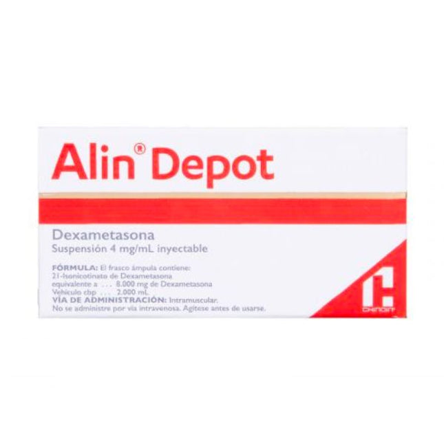 Alin depot (Dexametasona) 4 mg/ml Caja con 1 Ampolleta Inyectable