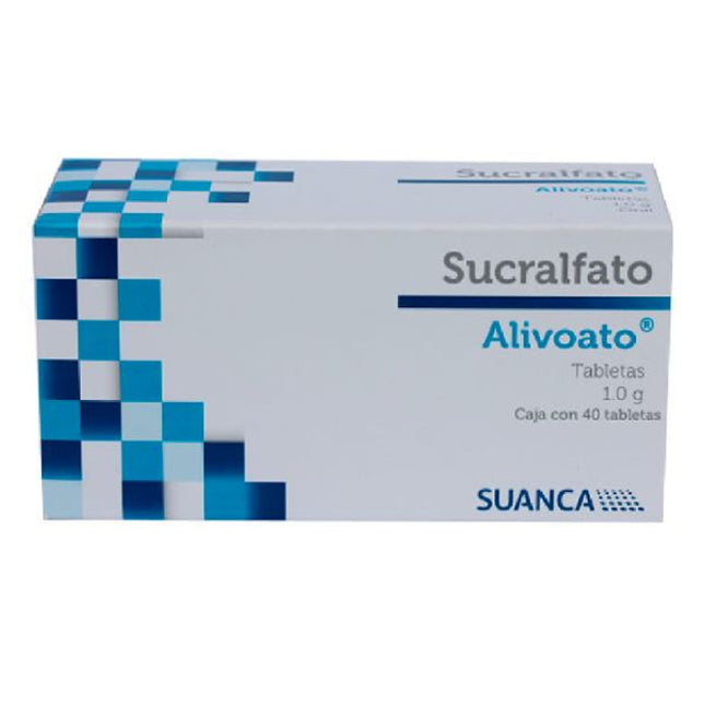 Alivoato (Sucralfato) 1g con 40 Tabletas