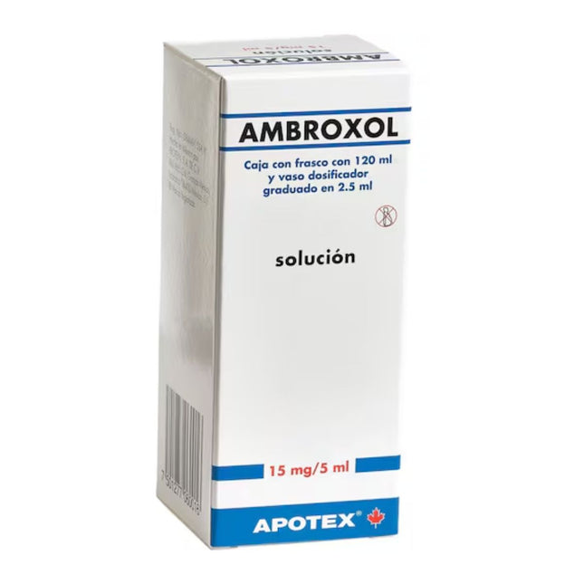 Ambroxol 15 mg/ 5 mL  Solución Oral 120 mL Apotex