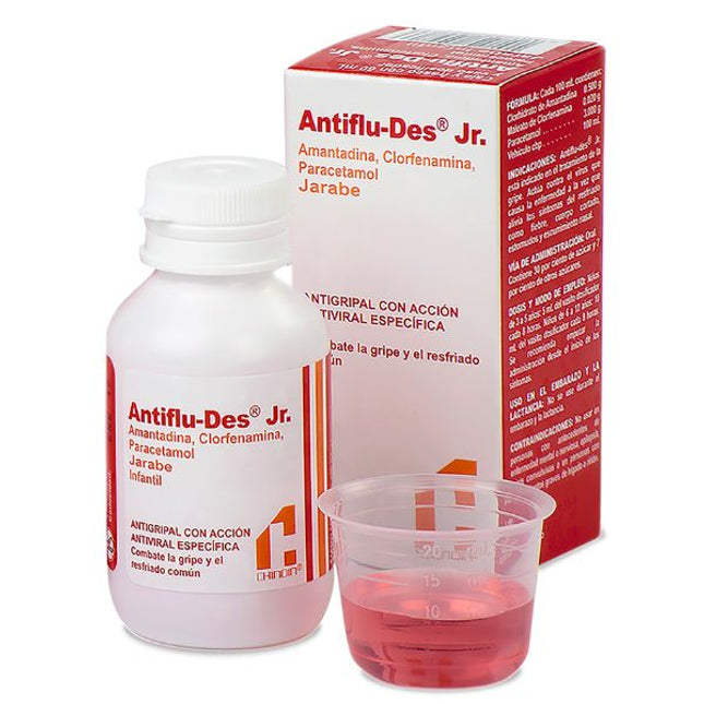 Antiflu-Des Infantil (Amantadina, Clorfenamina, Paracetamol) Jarabe