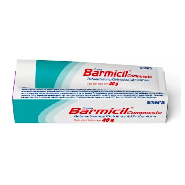Barmicil Compuesto (Betametasona/Clotrimazol/Gentamicina)  Crema 40 g