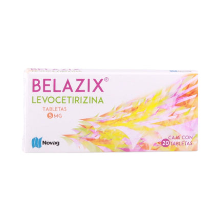 Belazix (Levocetirizina) 5 mg Caja con 20 Tabletas