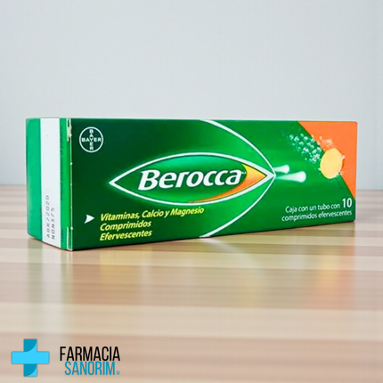 Berocca Vitaminas, Calcio y Magnesio 10 efervescentes Bayer