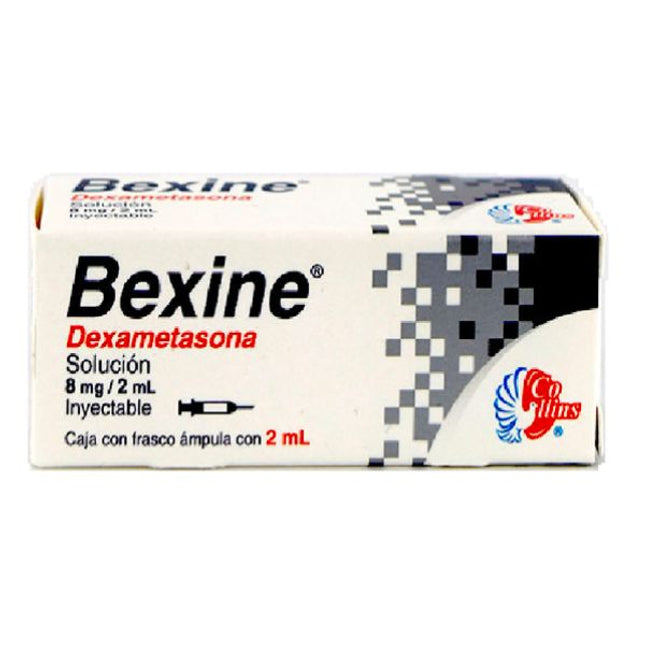 Bexine (Dexametasona) 8 mg/2 ml 1 Ampolleta Inyectable