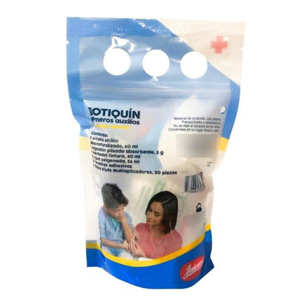 Botiquin Contenido Esencial con 8 Piezas Jaloma