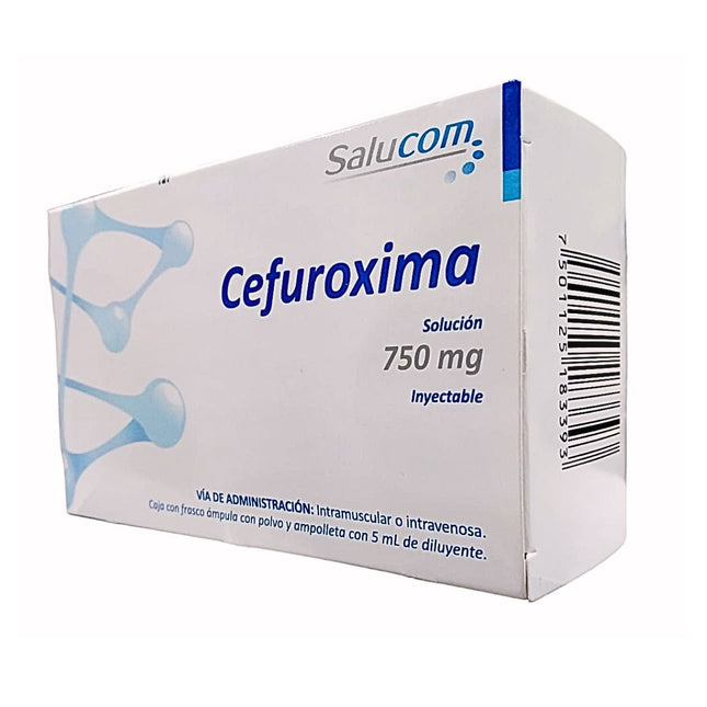 Cefuroxima 750 mg Solución Inyectable