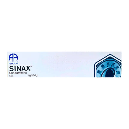 Sinax Clindamicina 1 g/100 g  Caja con tubo con Gel  30 G