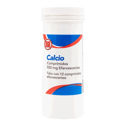 Calcio 500 mg Tubo con 12 Comprimidos Efervecentes Randall