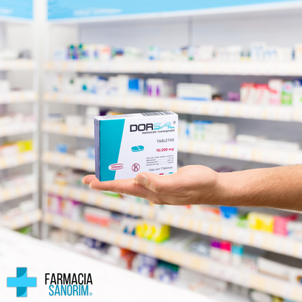 Meloxicam / Carisoprodol 15 mg 200 mg Dorsal Caja con 7 Tabletas