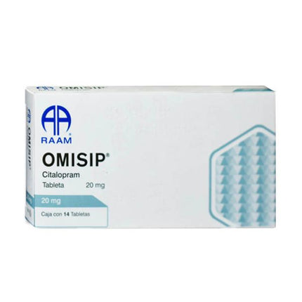 Omisip (Citalopram) 20 mg Caja con 14 Tabletas