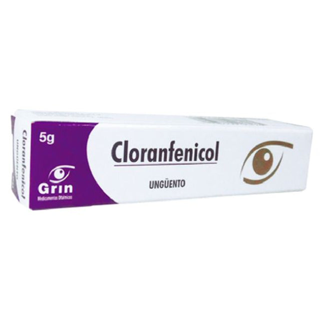 Cloranfenicol Ungüento 5.0 mg Caja con Tubo con 5 g