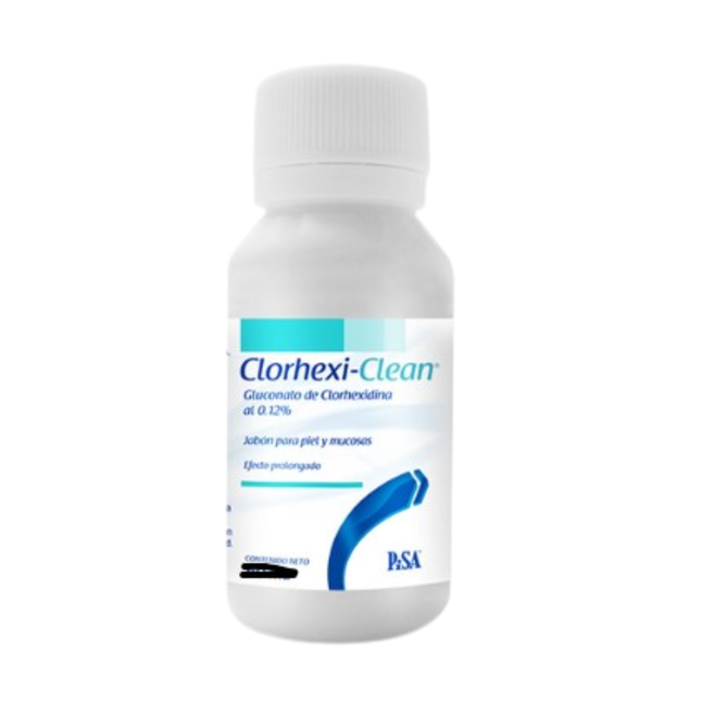 Clorhexi-Clean Clorhexidina 0.12% Frasco con 60 mL