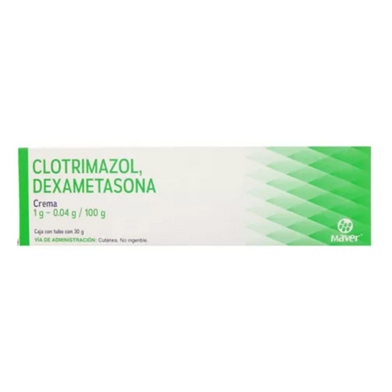 Clotrimazol  1 g Dexametasona 0.04 g Crema con 30 Gramos