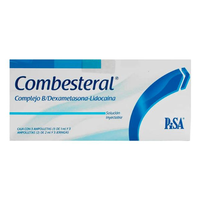 Combesteral Inyectable Caja con 2 Ampolletas
