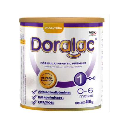 Doralac 0-6 Meses  Etapa 1 Formula Láctea 400 G Lata