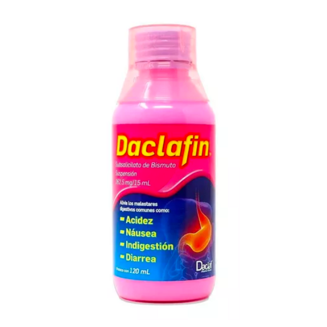 Daclafin (Subsalicilato de Bismuto 262.5 mg / 15 ml) 120 ml Supensión